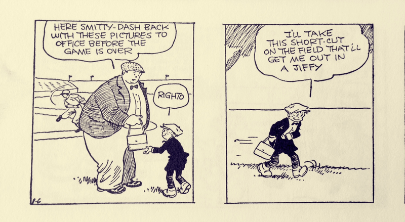Illustration for article titled Babe Ruth In The Funny Papers